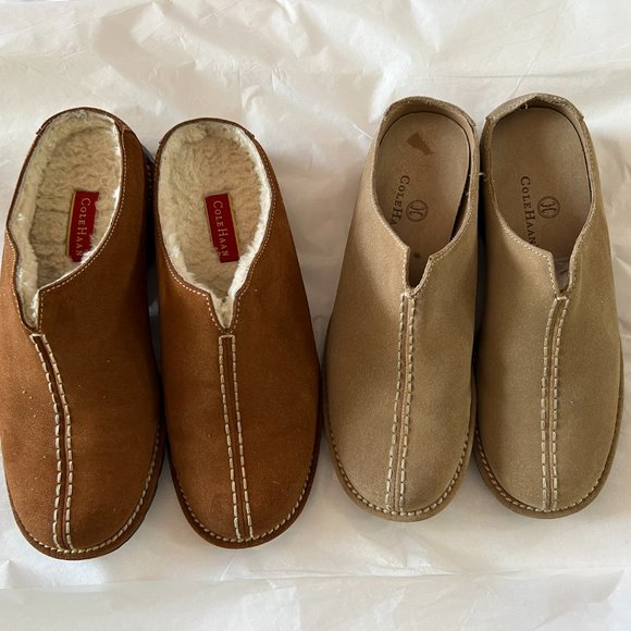 Cole Haan Shoes Cole Haan Womens Suede Mule Clogs Lot Poshmark